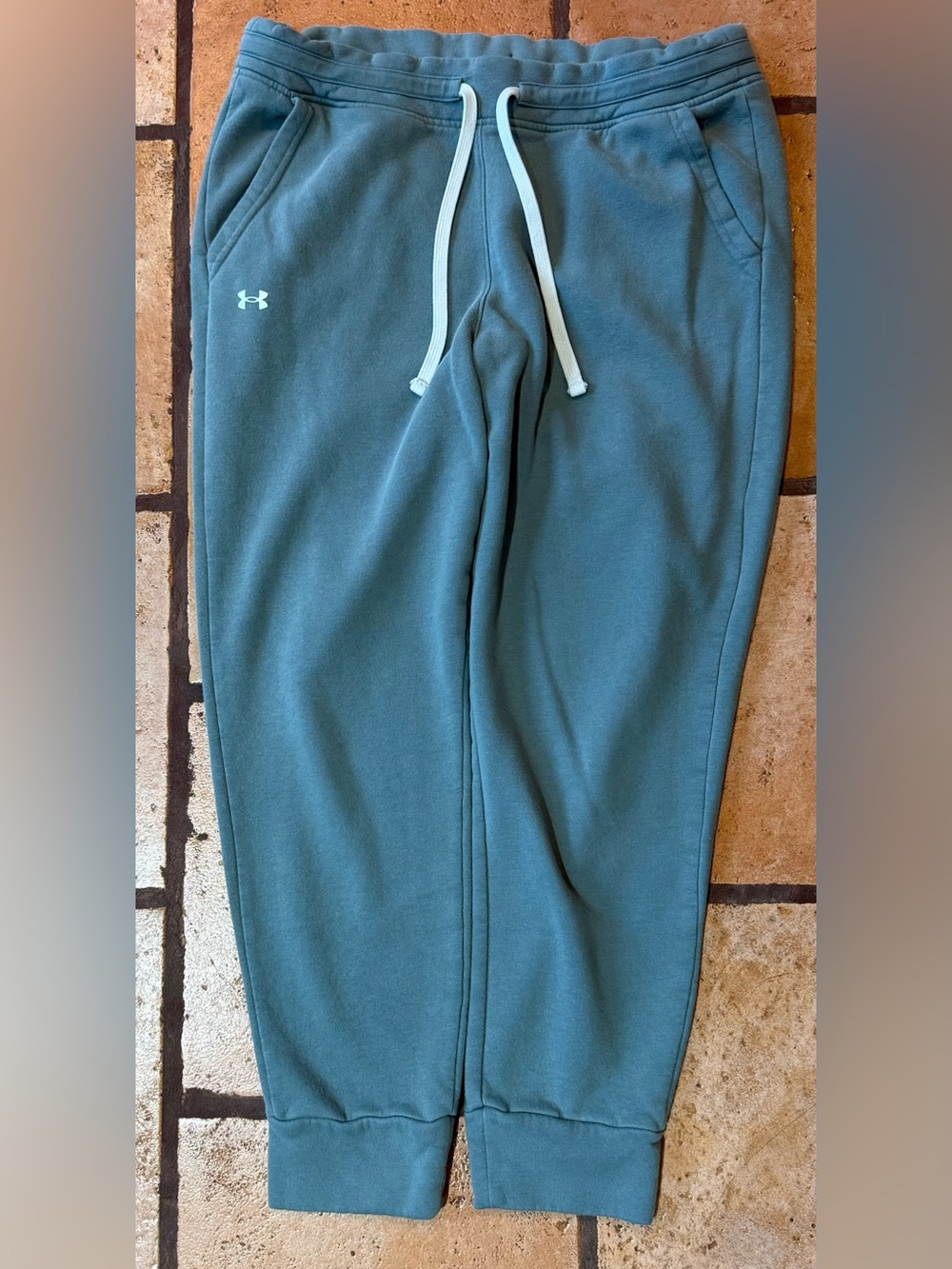 Under Armour Teal Drawstring Jogger Pant loose fit women’s size large sweatpants